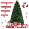 Green Pre-Lit Fiber Optic Christmas Tree LED Lights Indoor Holiday Decor